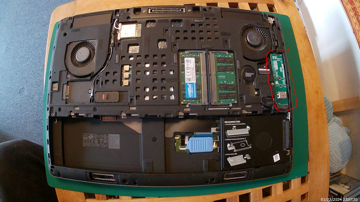 position of m2 adapter